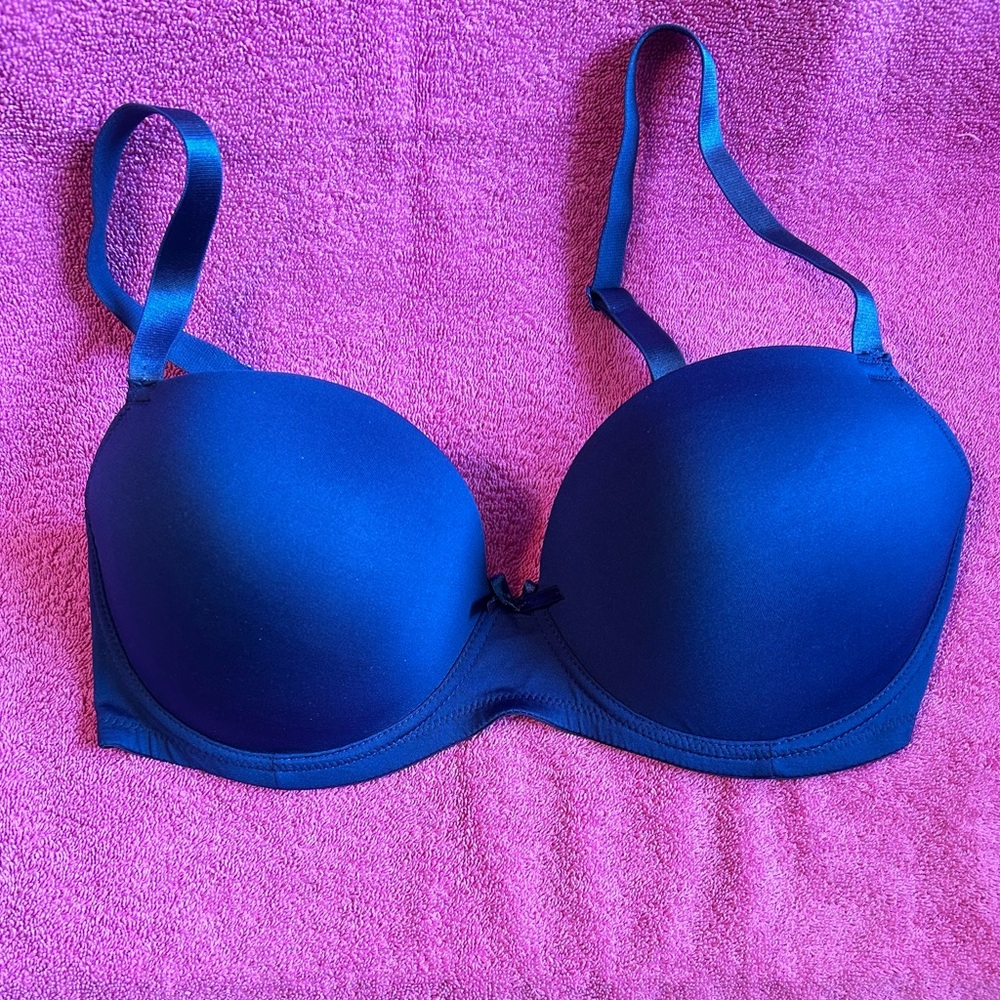 4/$20 My Style Padded Shaped T-shirt Bra. NWOT. Dark Navy Blue
